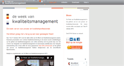 Desktop Screenshot of deweekvankwaliteitsmanagement.nl