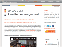 Tablet Screenshot of deweekvankwaliteitsmanagement.nl